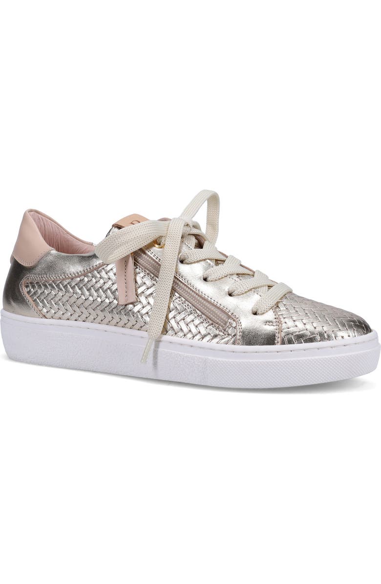 Ron White Oralie Sneaker, Main, color, Platino