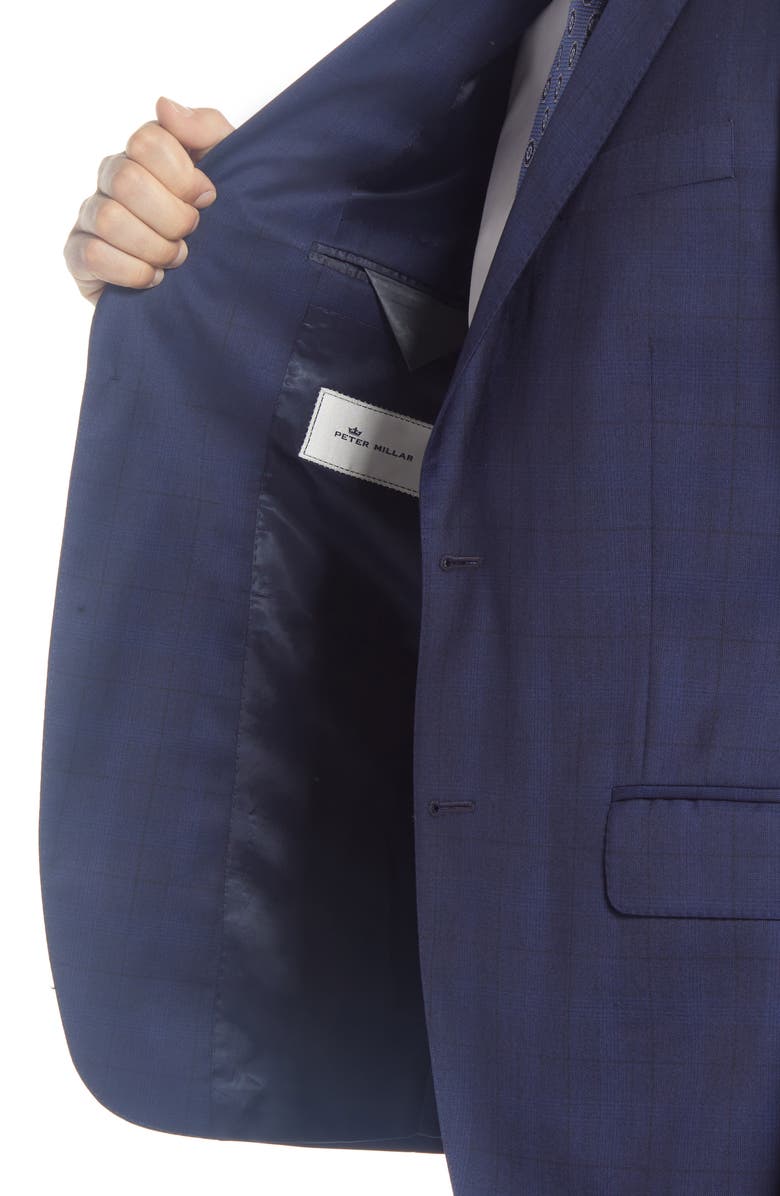 Peter Millar Classic Fit Solid Navy Wool Suit, Alternate, color,