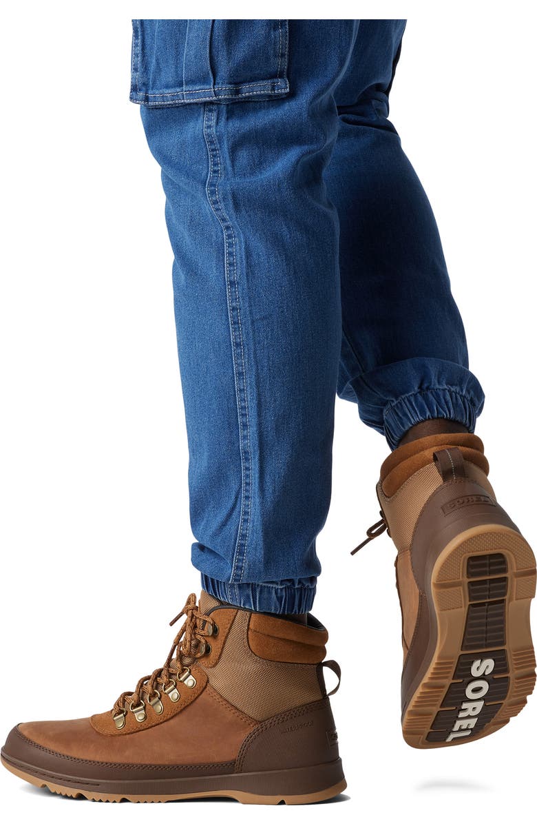 SOREL Ankeny II Waterproof Hiking Boot, Alternate, color, Velvet Tan/ Tobacco