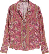KOBI HALPERIN Sawyer Paisley Print Woven Shirt