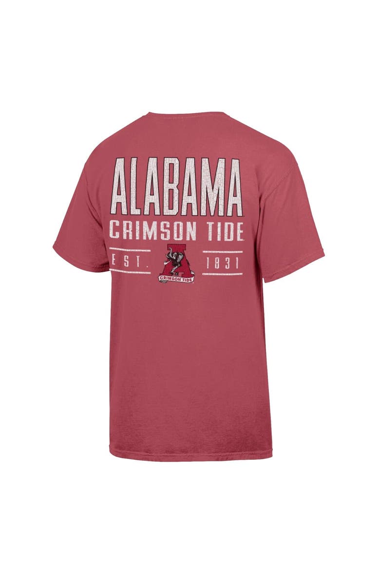 Men's ComfortWash  Crimson Alabama Crimson Tide Big Name T-Shirt, Alternate, color, Crimson