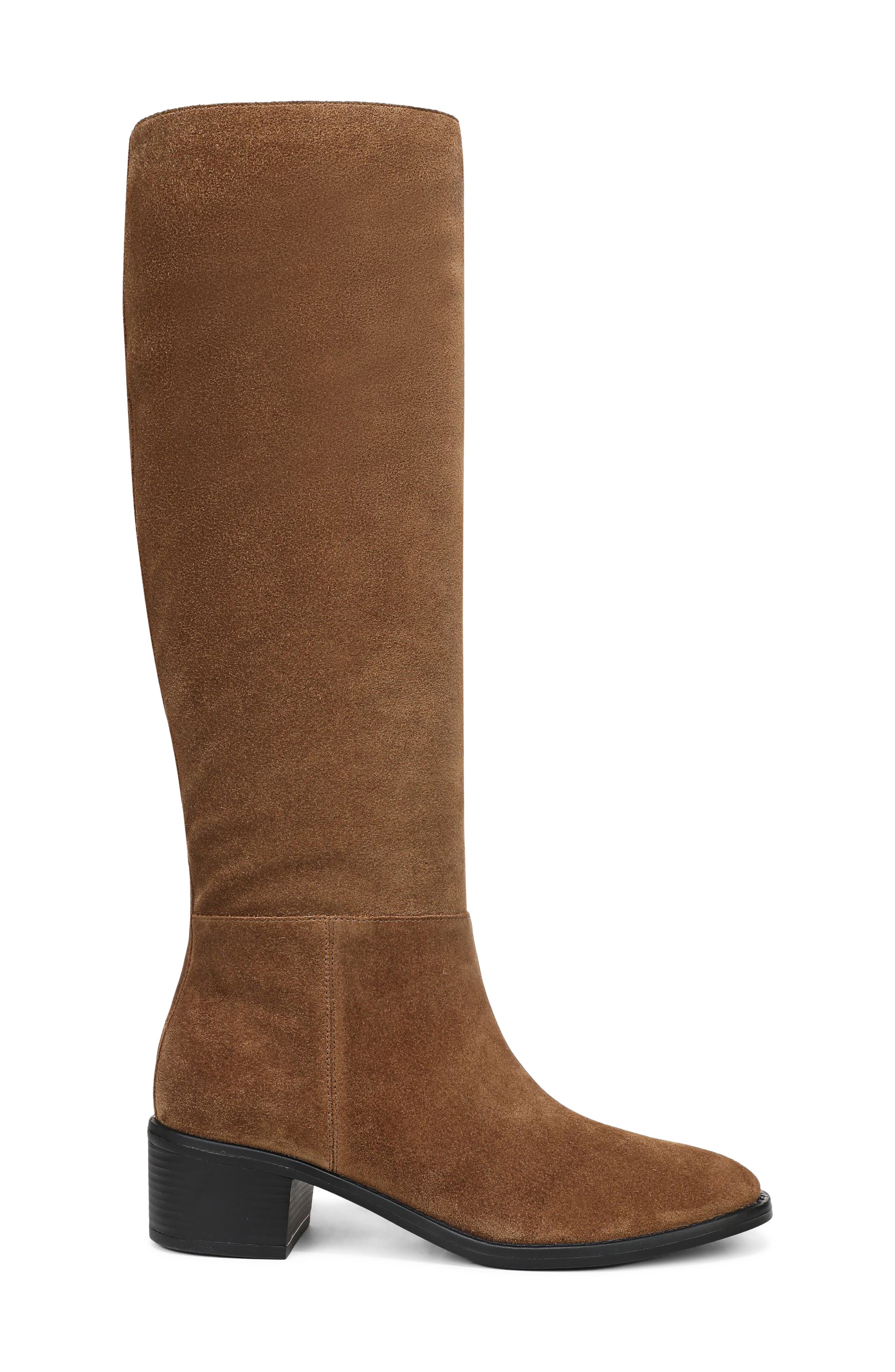 Pace Knee High Leather Boot, Alternate, color, ELMWOOD SPORT SUEDE