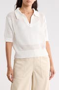 Young, Fabulous & Broke Open Knit Polo