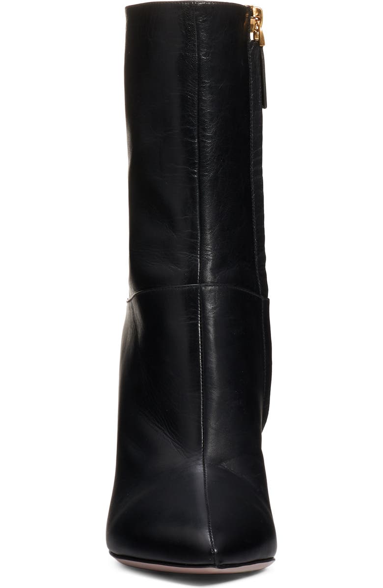 Valentino Garavani Ringstud Pointed Toe Bootie, Alternate, color,