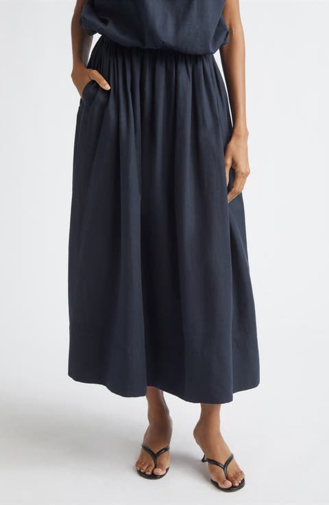 Imogen Linen & Cotton Skirt