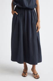 Toccin Imogen Linen & Cotton Skirt