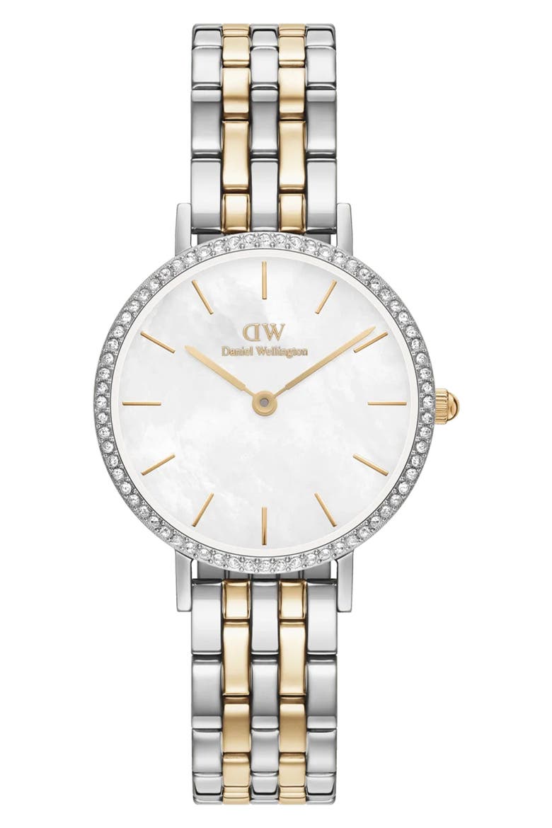 Petite Lumine Bracelet Watch, 28mm, Main, color, GOLD