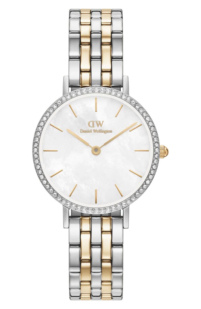 Daniel Wellington Petite Lumine Bracelet Watch, 28mm, Main, color, Gold