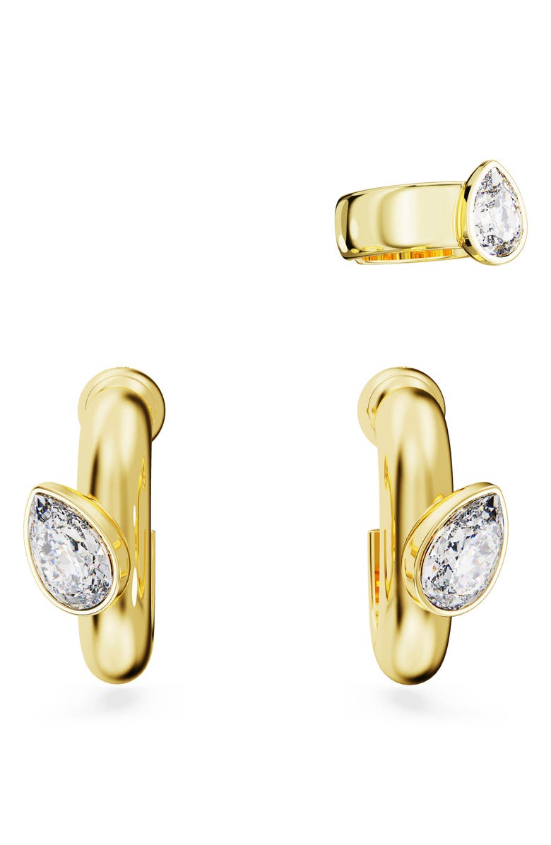 Swarovski Dextera Hoops & Cuff Earring Set, Alternate, color,