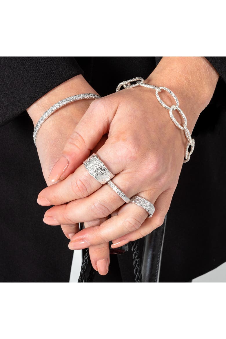 Hula Slim Ring, Alternate, color, Sterling Silver