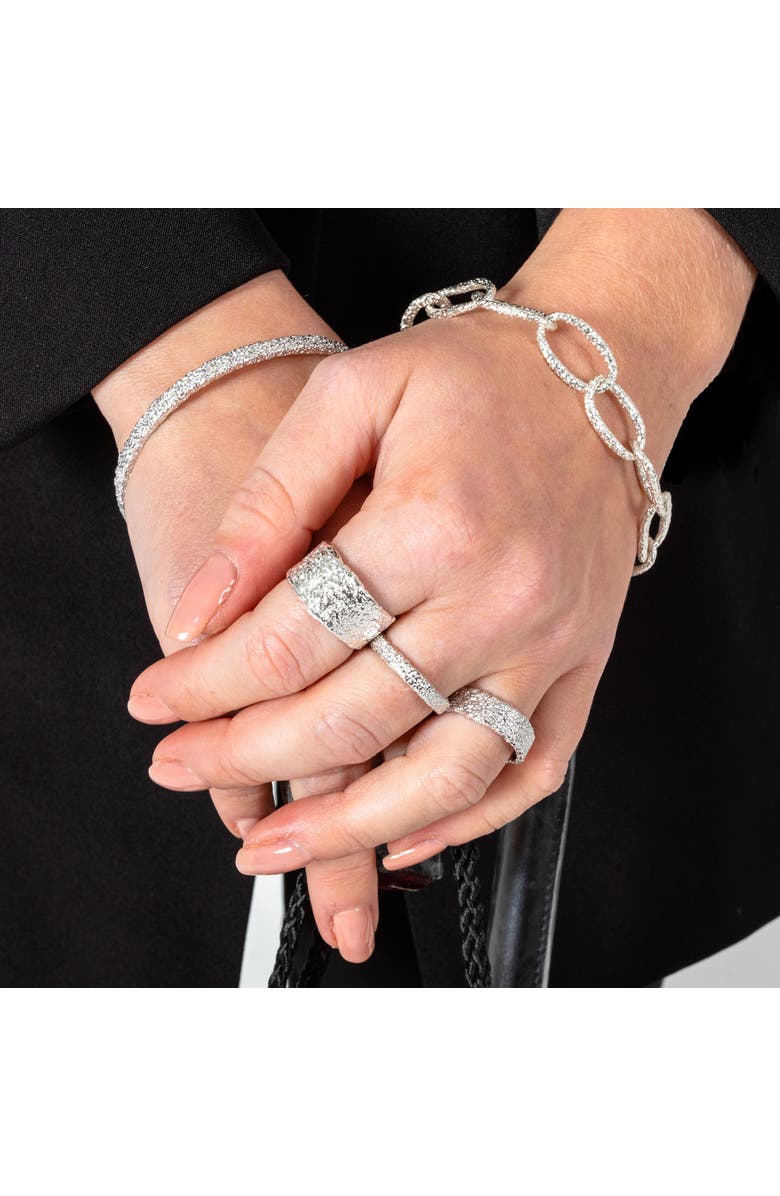 Lucy Quartermaine Hula Slim Ring, Alternate, color, Sterling Silver