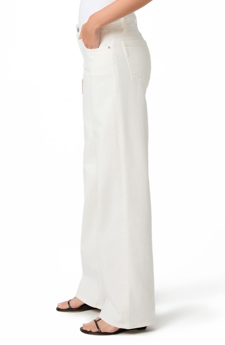 PAIGE Dana Low Rise Relaxed Straight Leg Jeans, Alternate, color, Tonal Ecru