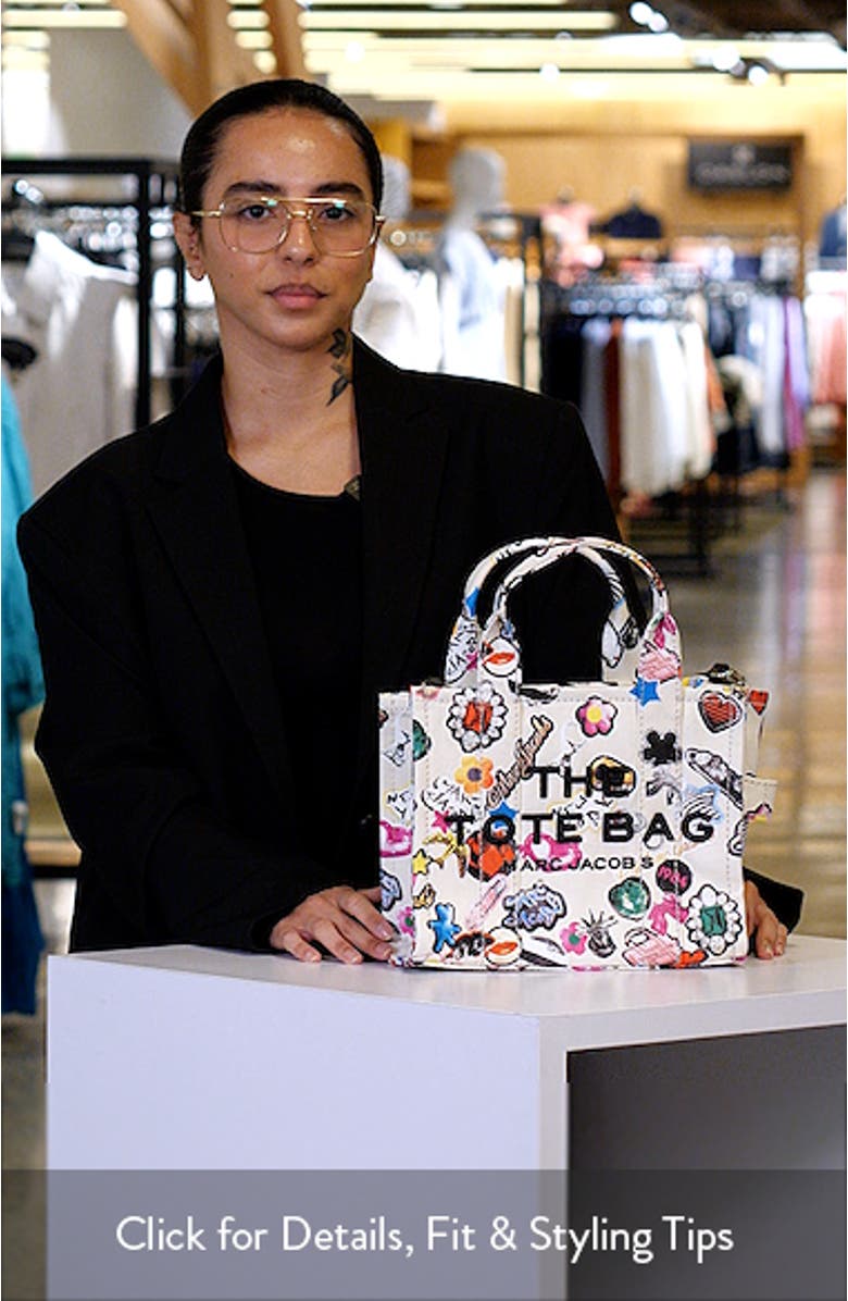 The Small Sticker Canvas Tote Bag, sales video thumbnail