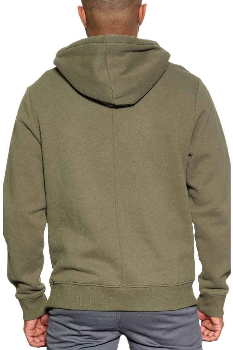 Slater Quarter Zip Hoodie, Alternate, color, ARMY