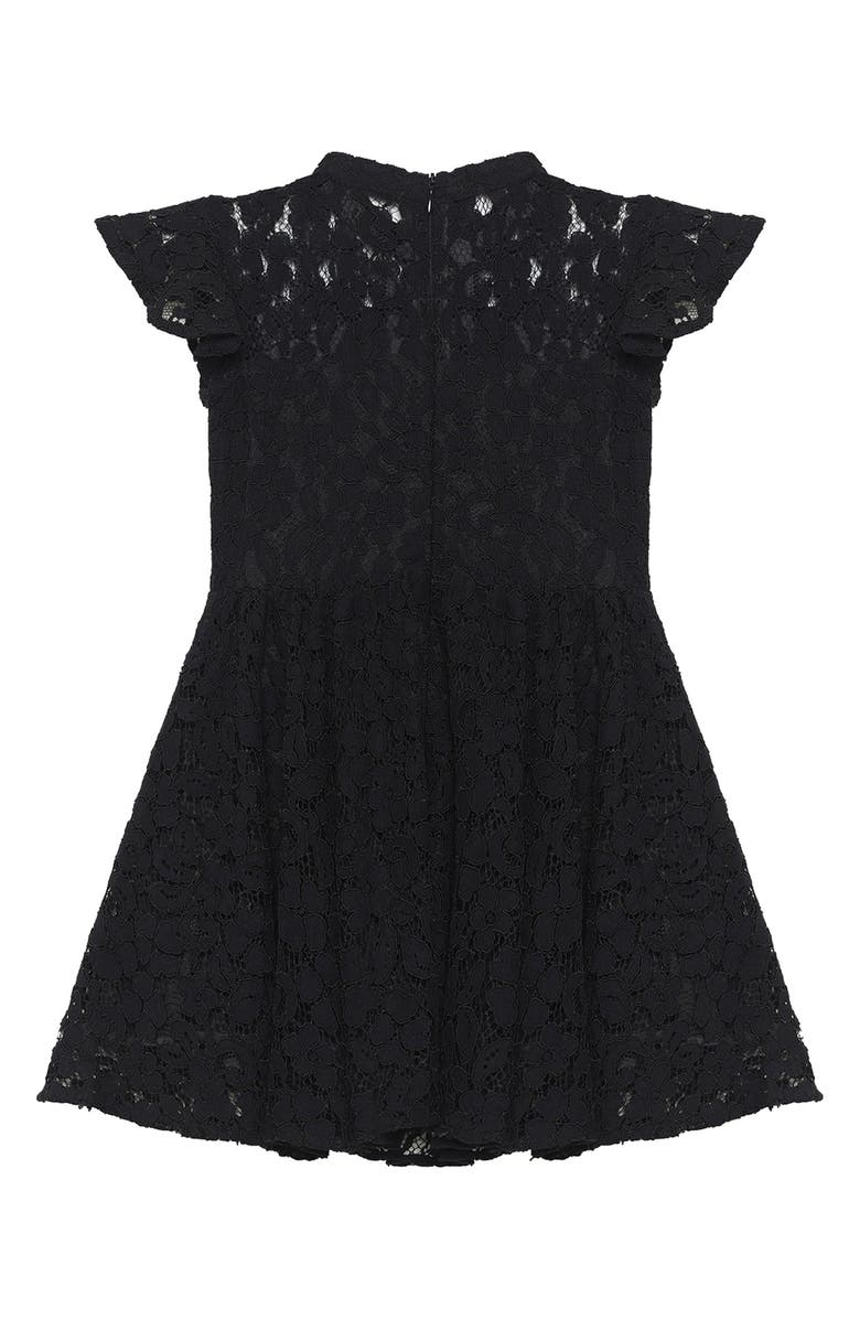 Bardot Katana Lace Fit & Flare Dress, Alternate, color, 
