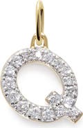 Monica Vinader Lab Grown Diamond Initial Pendant Charm