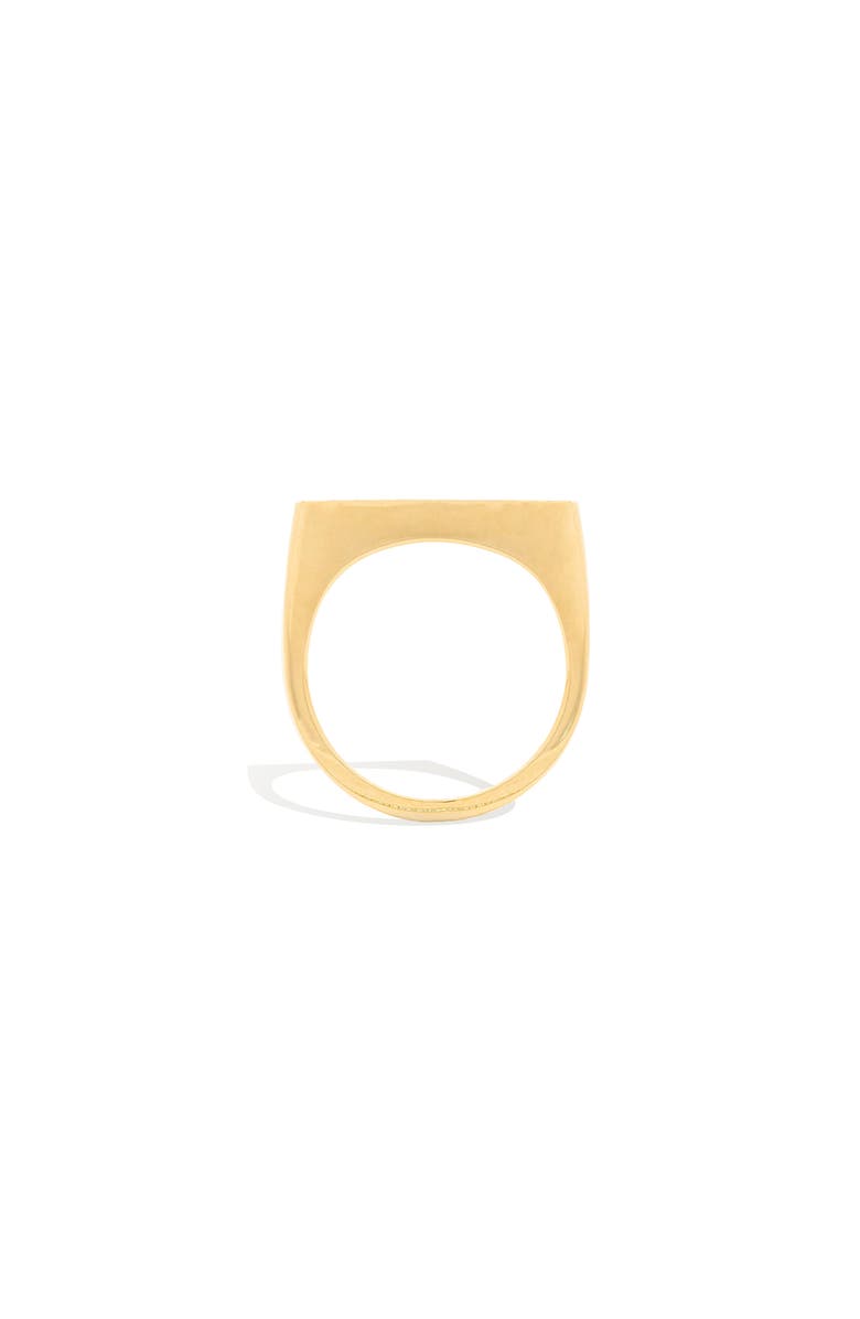 Campbell + Charlotte Edge Tapered Stacking Ring, Alternate, color, Gold