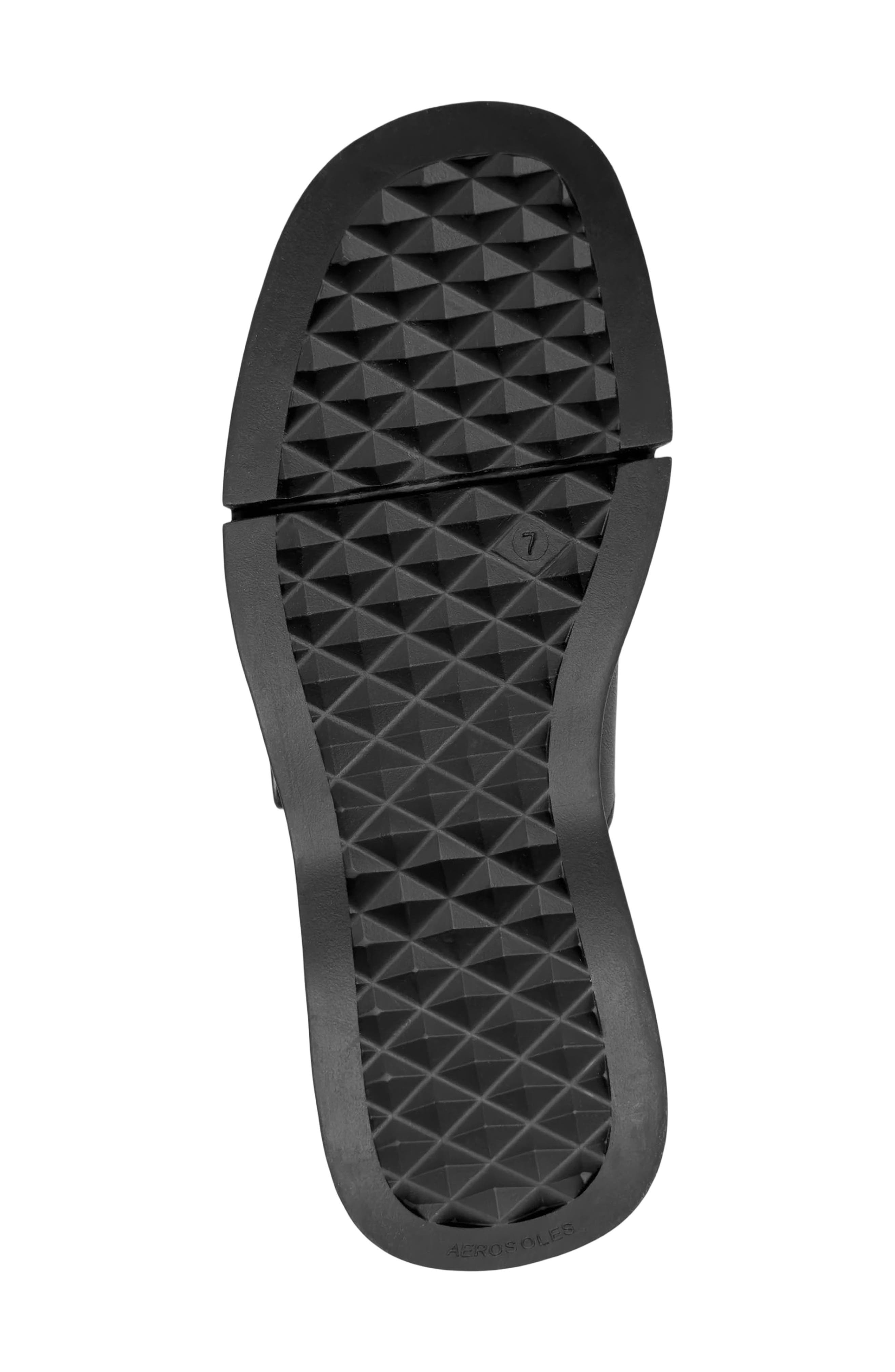 Aerosoles Faith Flatform Slide Sandal, Alternate, color, Black Fx Calf