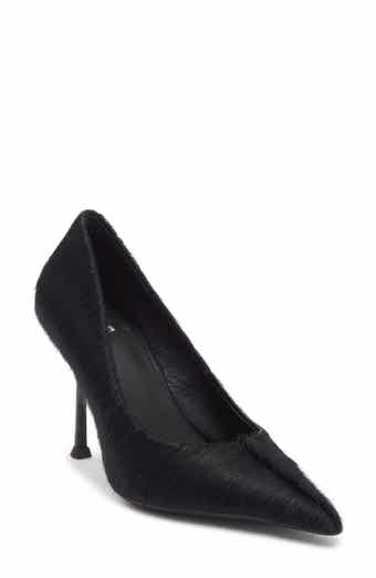 Jeffrey Campbell Genuine Calf Hair Pointed Toe Pump