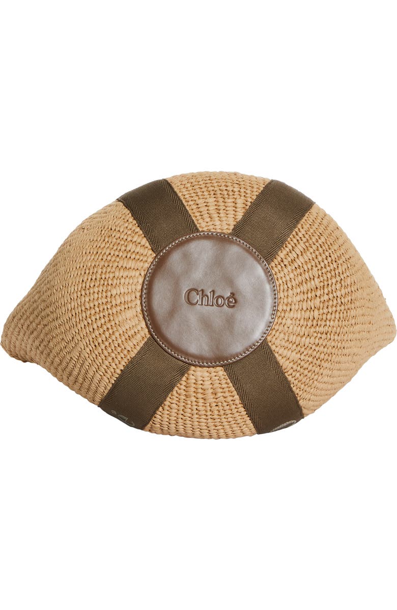 Chloé Large Woody Straw Basket Tote, Alternate, color,