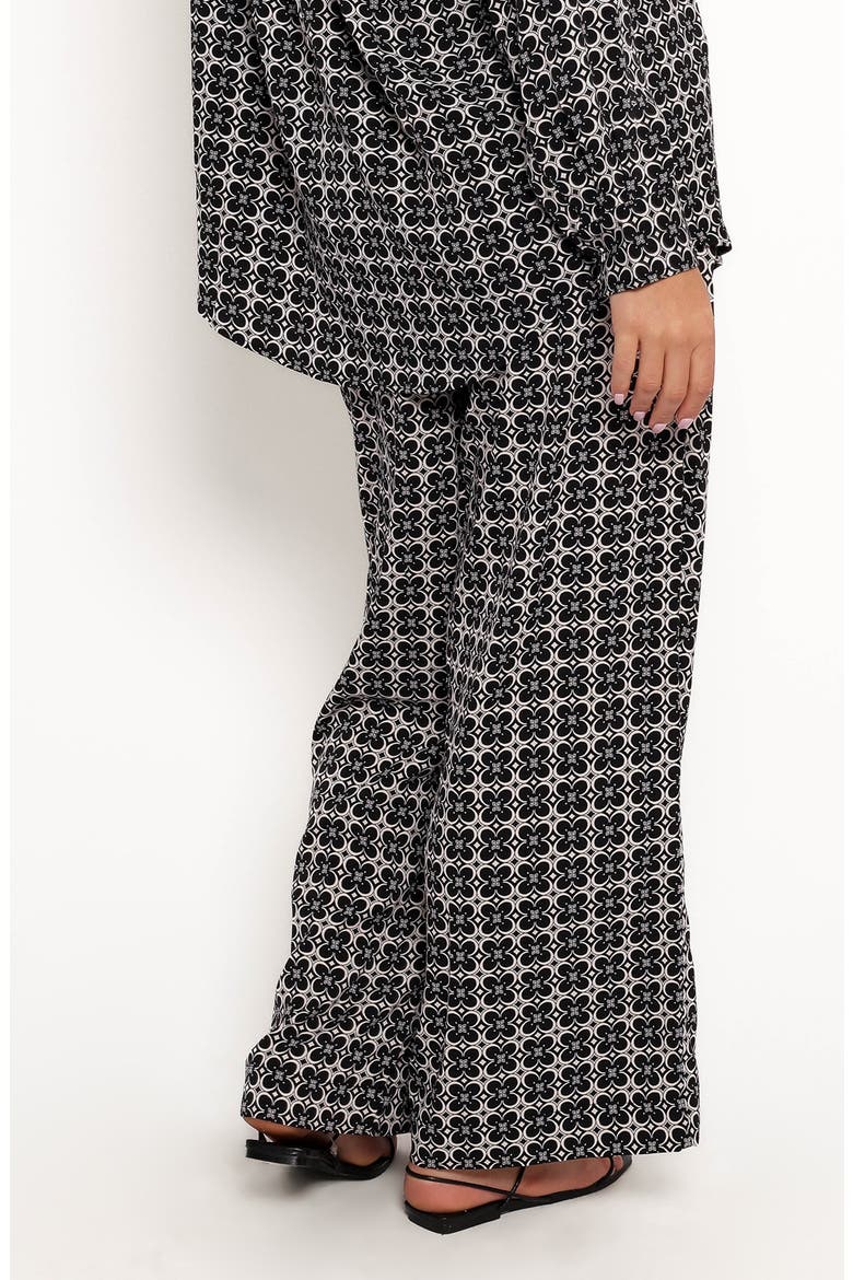 Haddie Geo Foral Drawstring Pants, Alternate, color, QUINN