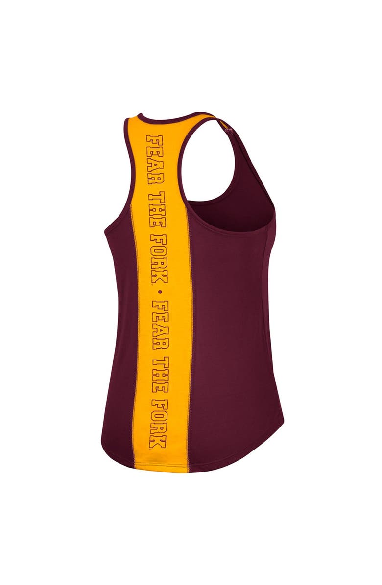 COLOSSEUM Women's Colosseum Maroon Arizona State Sun Devils 10 Days Racerback Scoop Neck Tank Top, Alternate, color, 
