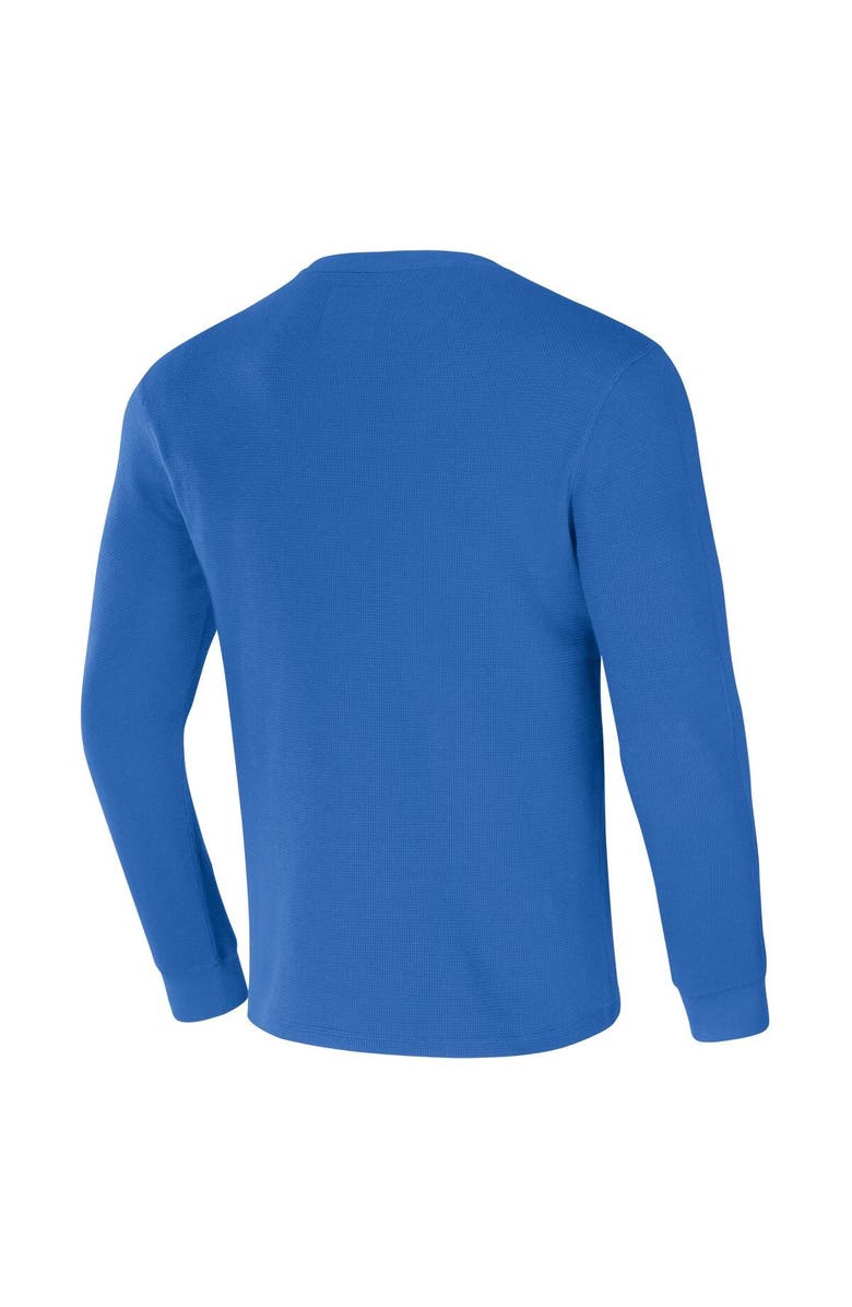 NFL X DARIUS RUCKER Men's NFL x Darius Rucker Collection by Fanatics Powder Blue Los Angeles Chargers Long Sleeve Thermal T-Shirt, Alternate, color,