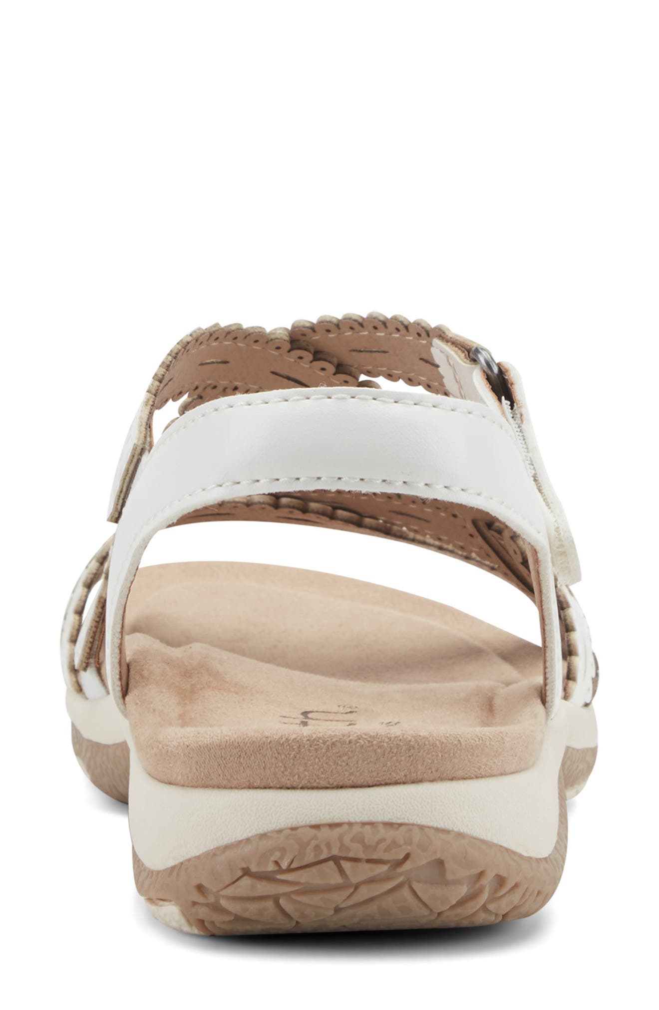 Sanetra Ankle Strap Sandal, Alternate, color, WHITE