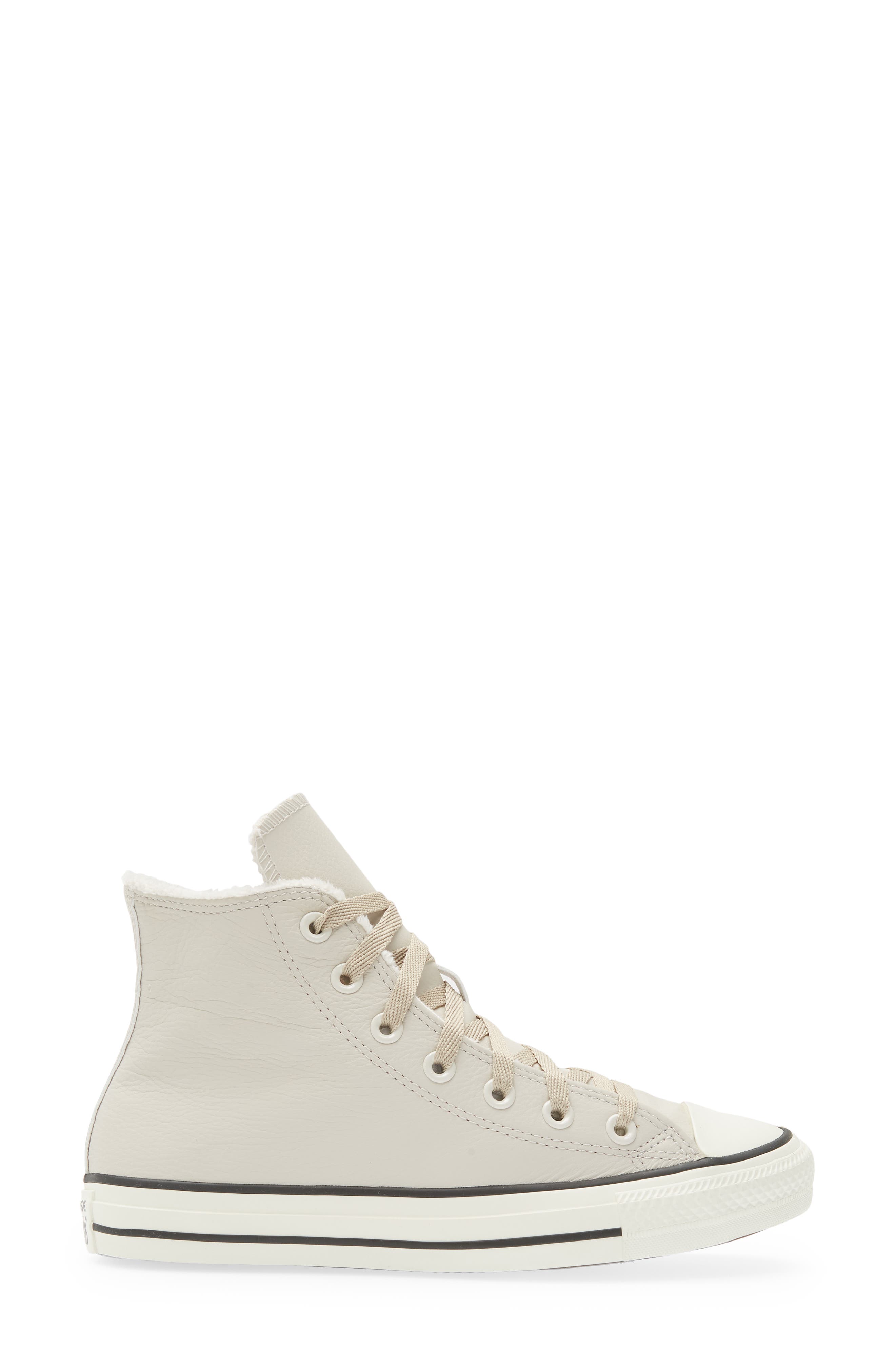 Chuck Taylor All Star High Top Sneaker, Alternate, color, DESERT SAND/EGRET