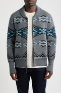 Pendleton Lost Trail Lambswool Zip Cardigan