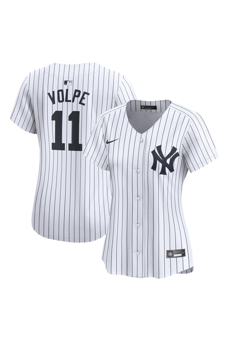 Women's Nike Anthony Volpe White New York Yankees Home Limited Player Jersey, Main, color, White