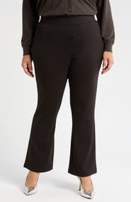 Universal Standard Pinstripe Ponte Bootcut Pants