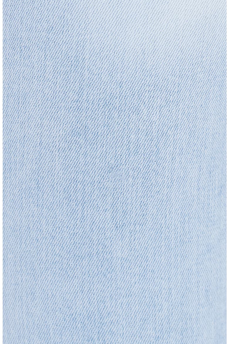 High Waist Fray Hem Ankle Flare Jeans, Alternate, color, LIGHT BLUE