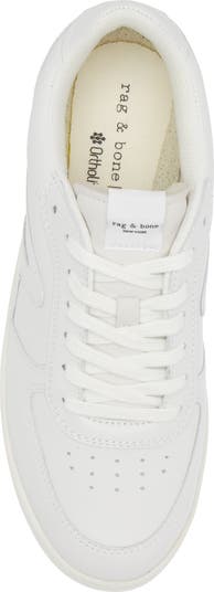 【関税込み】rag & bone ホワイト Retro Court レザースニーカー White Retro Court Sneaker: Leather Sneaker | rag & bone