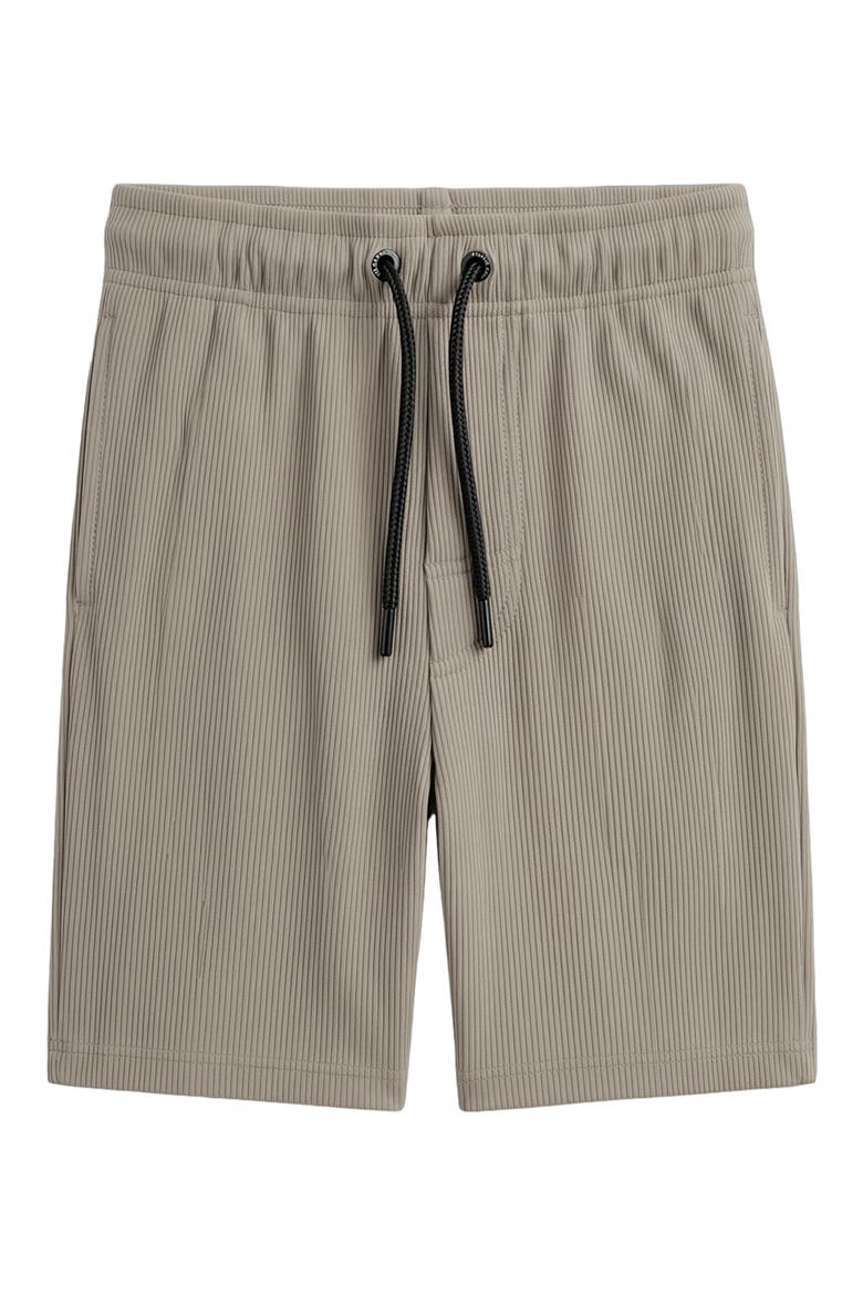 Richie Ribbed Drawstring Shorts, Alternate, color, CAMEL