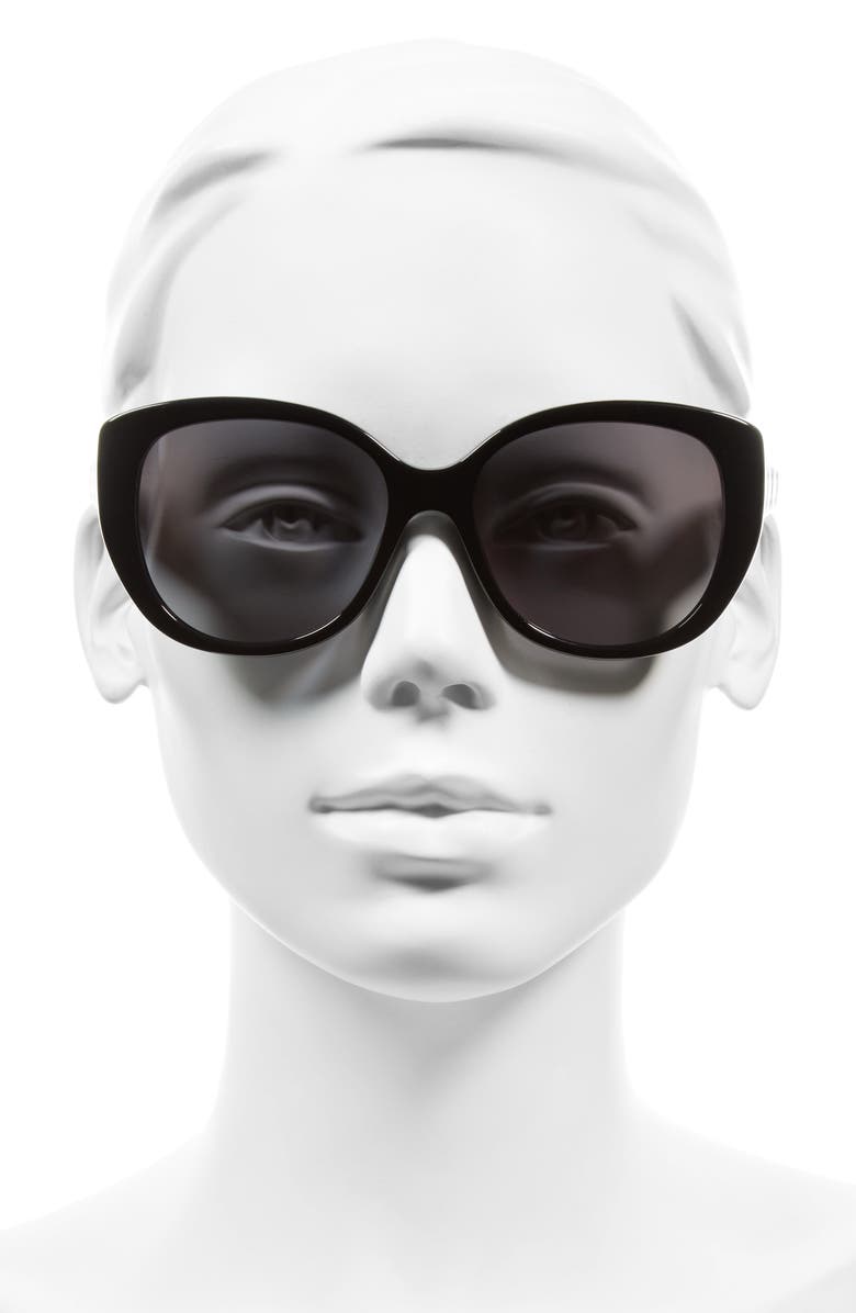 DIOR Lady 55mm Cat Eye Sunglasses, Alternate, color,
