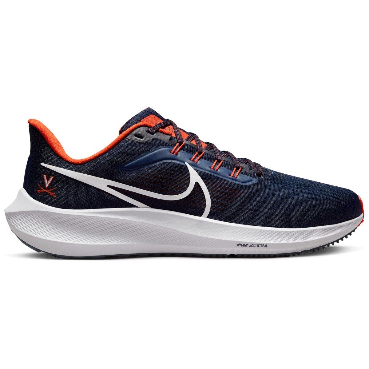 Nike Unisex Nike Navy Virginia Cavaliers Zoom Pegasus 39 Running Shoe, Alternate, color, 