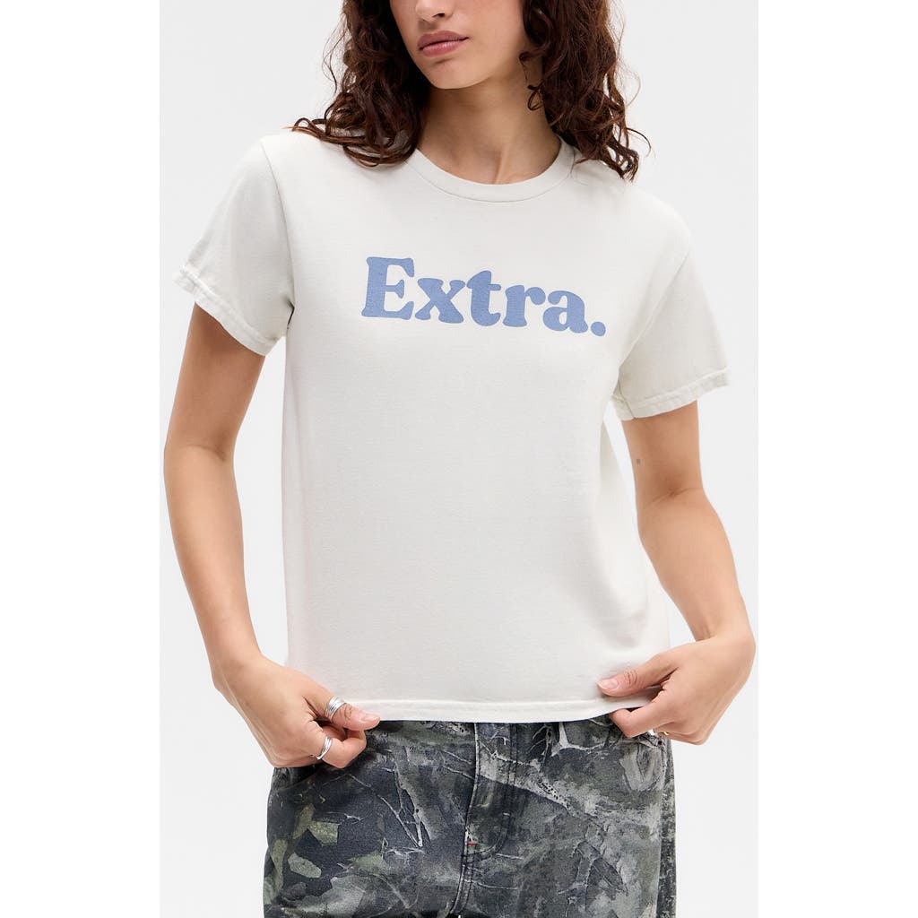 Bdg Urban Outfitters Extra Relaxed Graphic T-shirt In White