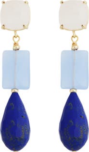 Panacea Linear Teardrop Earrings