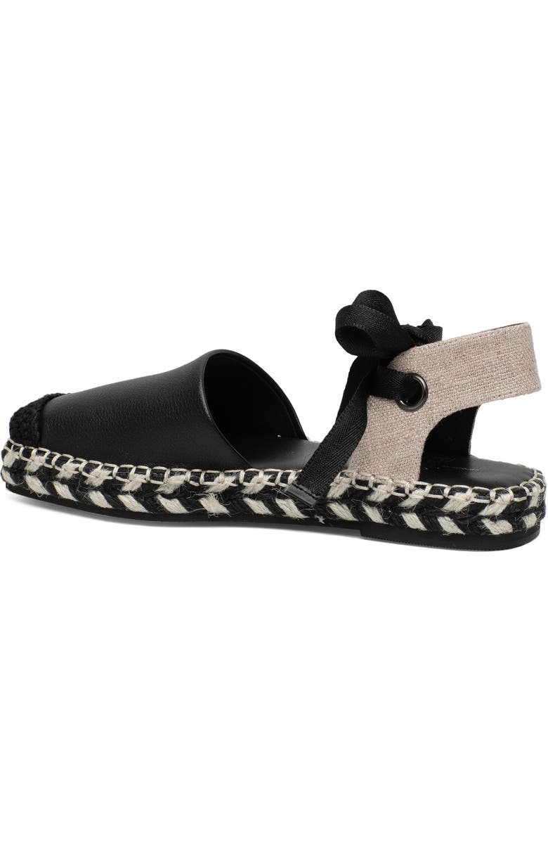 Linea Paolo Sol Espadrille Sandal, Alternate, color, Black/ Beige