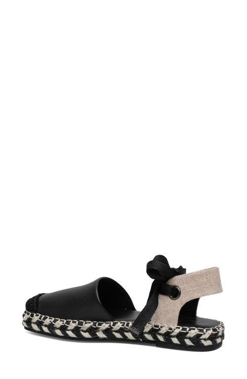 Linea Paolo Sol Espadrille Sandal In Black/beige