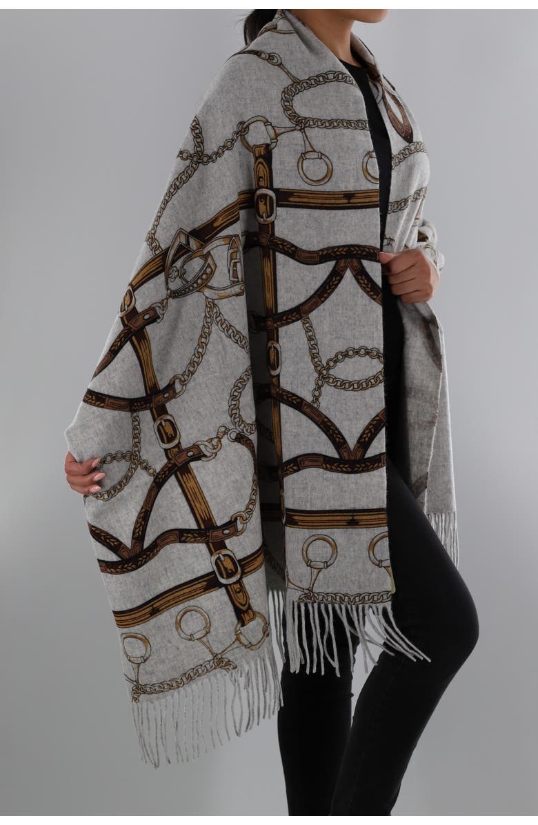 La Fiorentina Esquestrian Print Wrap, Alternate, color,