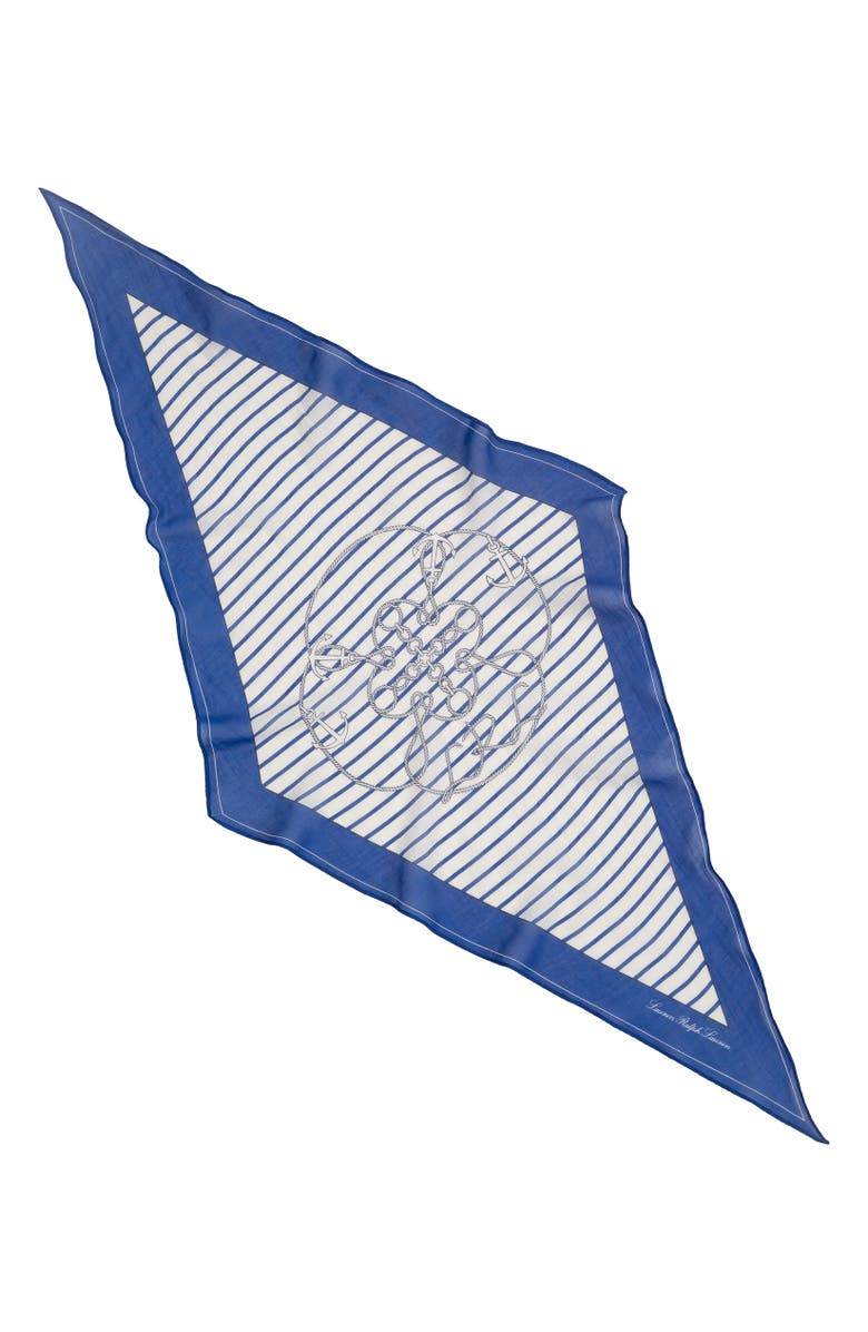 Lauren Ralph Lauren Nautical Stripe Large Diamond, Alternate, color, Cruise Royal