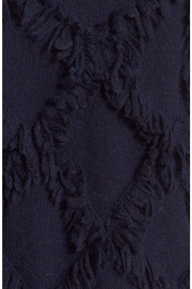 Fringe Pullover Sweater, Alternate, color, NAVY