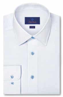 Trim Fit Micro Dobby Cotton Dress Shirt