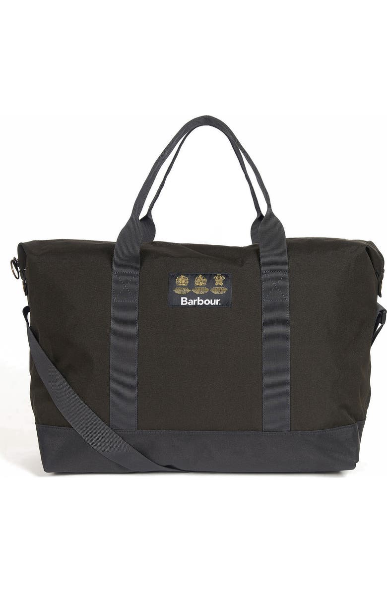 Barbour Highfield Canvas Holdall, Main, color,