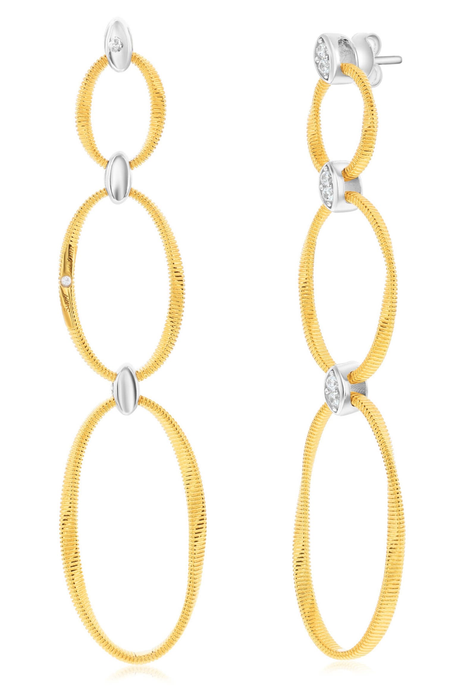Helix Color Codes SUZY LEVIAN Golden Helix Double Oval Drop Earrings (Women) | Nordstromrack