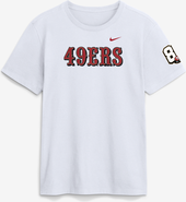 Nike Men's Nike White San Francisco 49ers 80th Anniversary Goal Line Stand T-Shirt