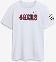 Nike Men's Nike White San Francisco 49ers 80th Anniversary Goal Line Stand T-Shirt