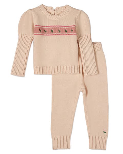 Tulips Cotton Knit Legging Set (Baby)